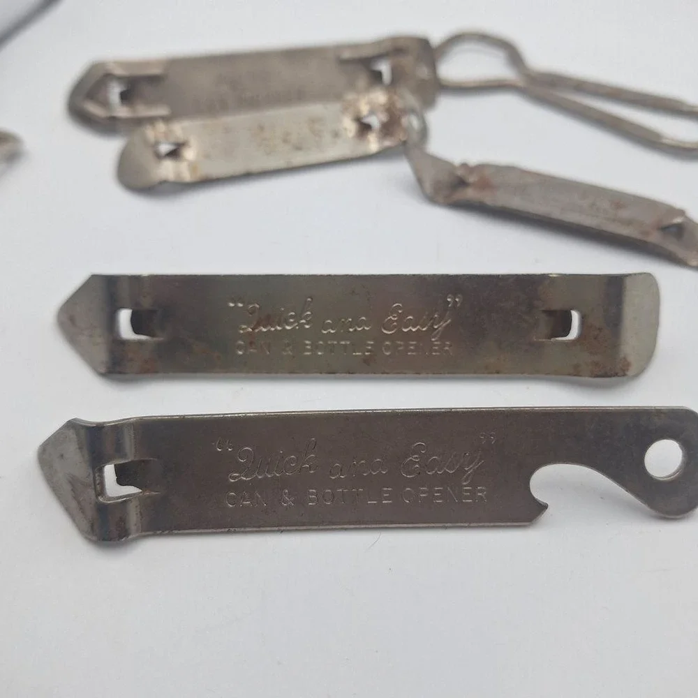 Lot‎ of 7 Vintage Can Bottle Openers Drewrys Safe Edge Ekco Quick and Easy